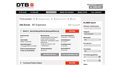 Desktop Screenshot of events.dtb-gymnet.de